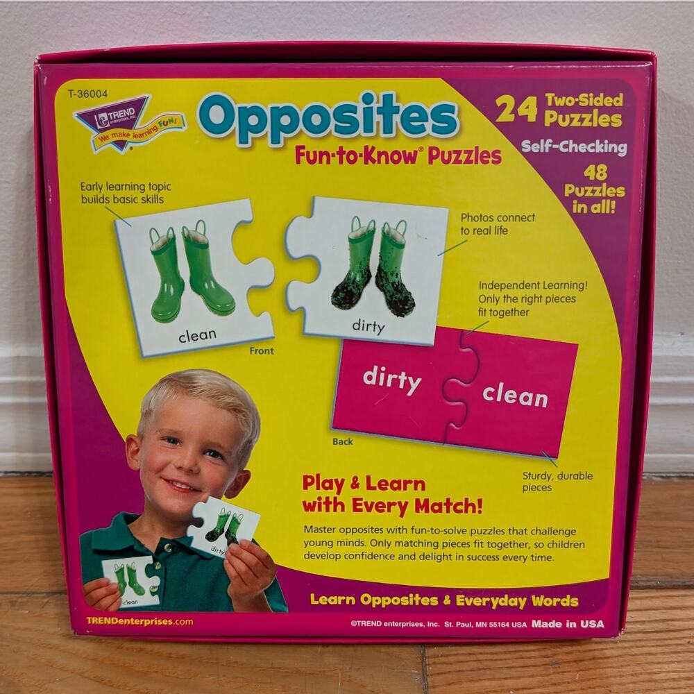 Self-Correcting Puzzles 'Opposites' - Picture 4 of 4